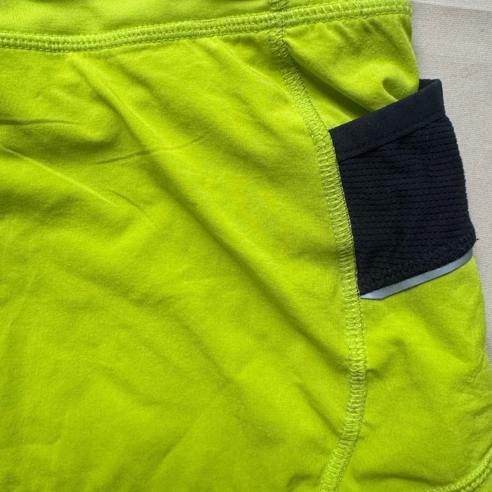 Athleta‎ ready set neon green and black shorts XS - Picture 2 of 7